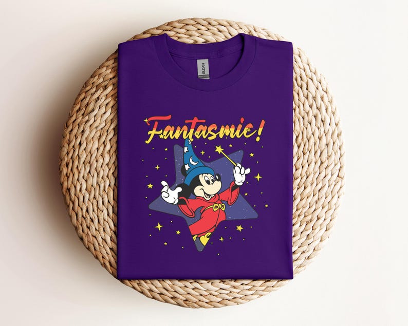 Mickey Mouse Fantasmic Shirt, Disney Characters Tee