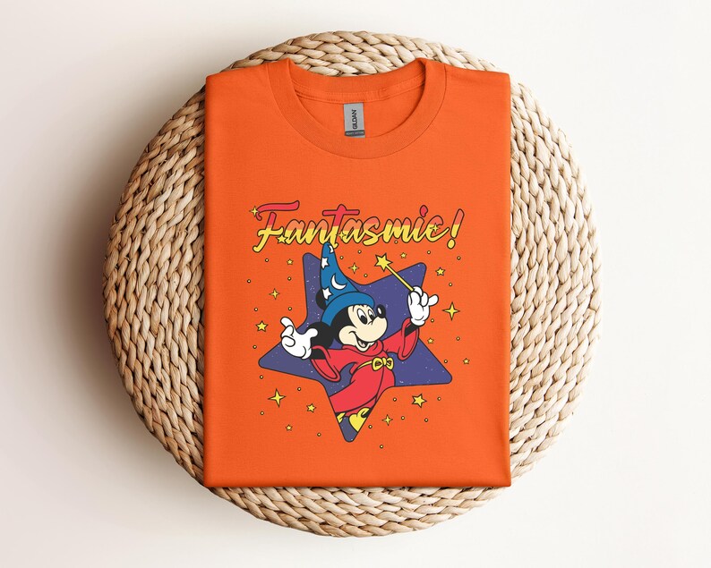 Mickey Mouse Fantasmic Shirt, Disney Characters Tee