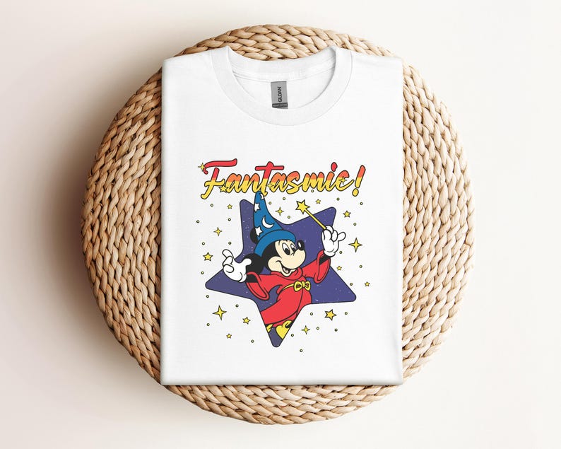 Mickey Mouse Fantasmic Shirt, Disney Characters Tee