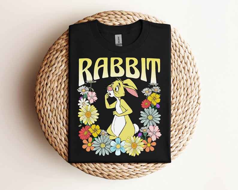 Retro Winnie the Pooh and Friends Floral Shirt, Pooh Tigger Piglet Eeyore Rabbit Lumpy, Vintage Disney Family Matching Vacation Shirt Gift