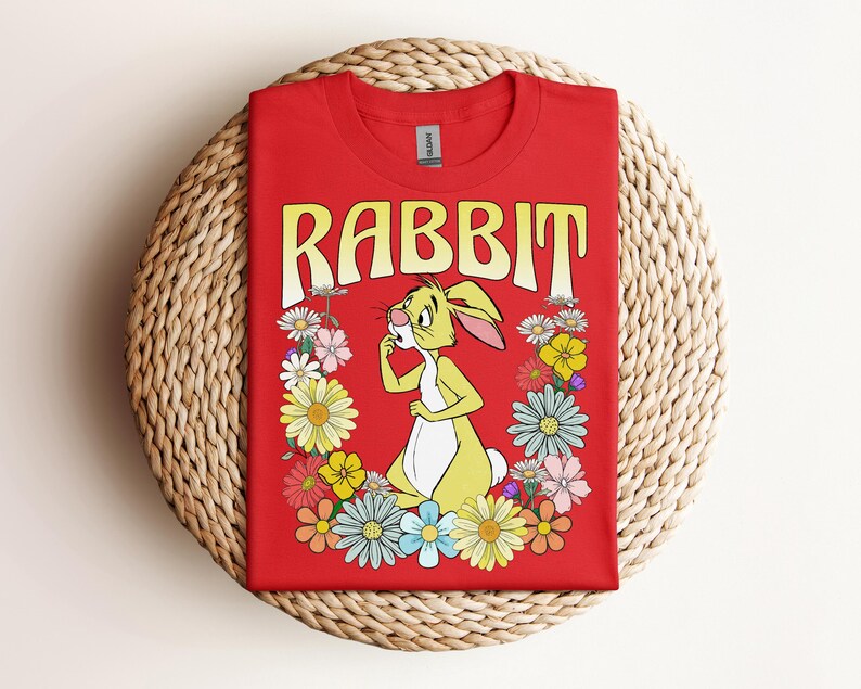 Retro Winnie the Pooh and Friends Floral Shirt, Pooh Tigger Piglet Eeyore Rabbit Lumpy, Vintage Disney Family Matching Vacation Shirt Gift
