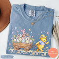 Winnie The Pooh Easter Shirt Comfort Colors, Pooh And Piglet Easter Shirt, Disney Easter Bunny Shirt, Spring Easter Vacation Tee
