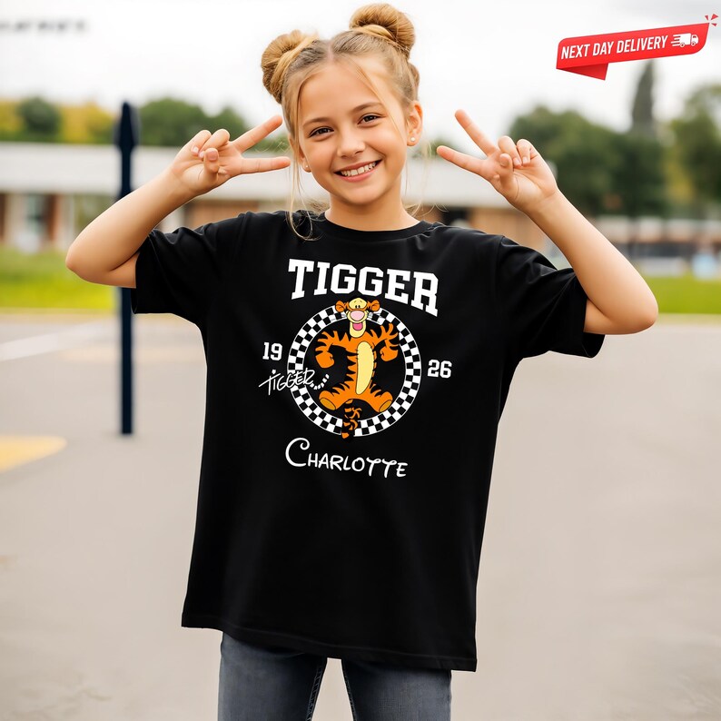 Custom Winnie the Pooh Character Shirt, Personalized Piglet Lumpy Tee, Retro Checkerboard Disney Family Trip Shirts
