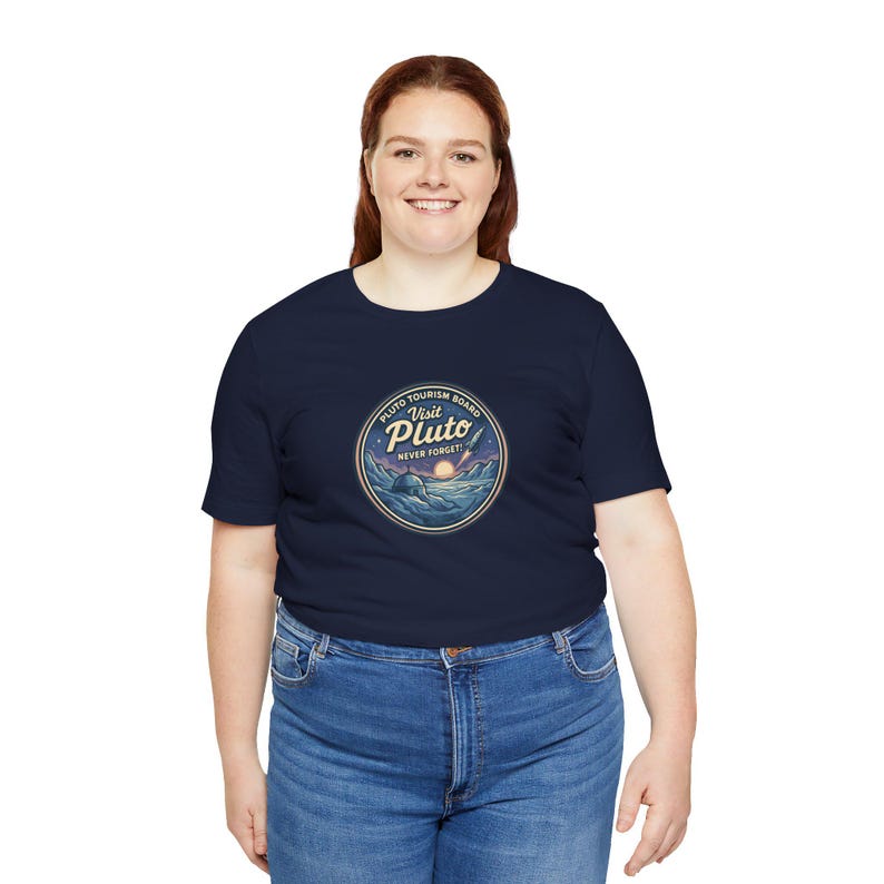 Visit Pluto!, Space Tourism, Space themed, Unisex T-shirt, NASA, Astronomy Gifts, Hubble, Space telescope, explorer, stargazer