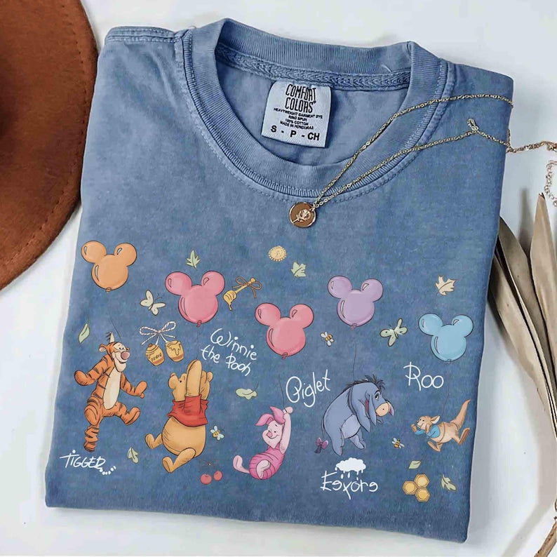 Retro Disney Winnie The Pooh Signatures Comfort Colors product image 2