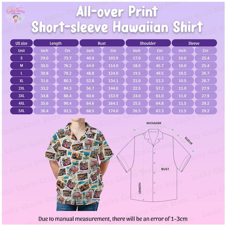 Custom Name Disney Stitch Vacation Outfit, Personalized Stitch Aloha Hawaiian Shirt, Family Matching Shirt, Cute Stitch Beach Shirt for Kids