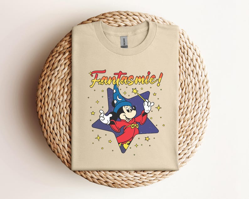 Mickey Mouse Fantasmic Shirt, Disney Characters Tee