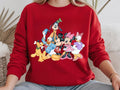 Disney Friends Sweatshirt, Mickey Minnie Goofy Pluto Daisy Crewneck, Cartoon Character Sweatshirt, Cute Disney Shirt, Gift for Women