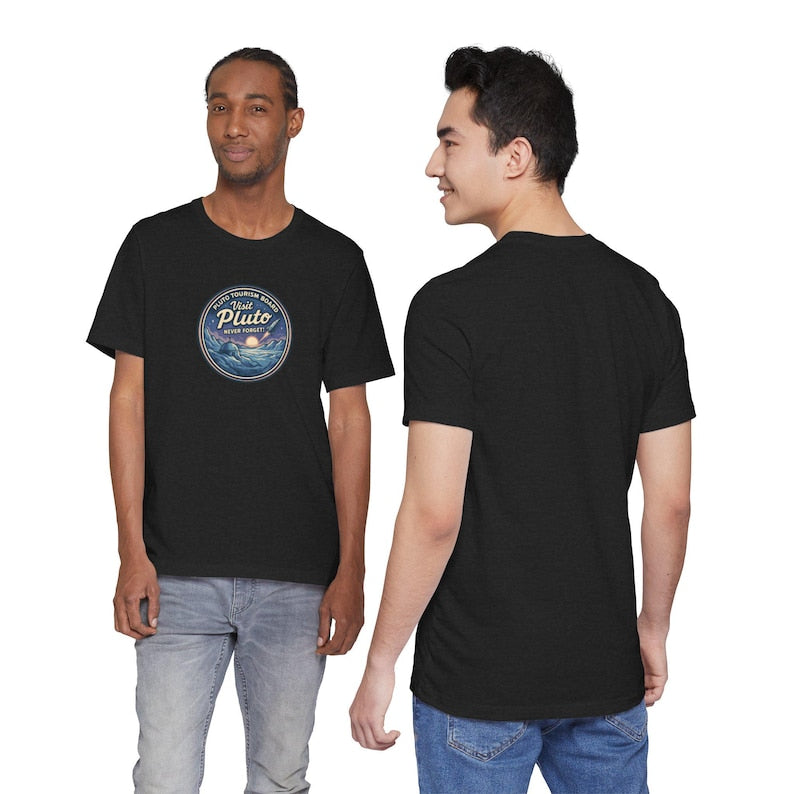 Visit Pluto!, Space Tourism, Space themed, Unisex T-shirt, NASA, Astronomy Gifts, Hubble, Space telescope, explorer, stargazer