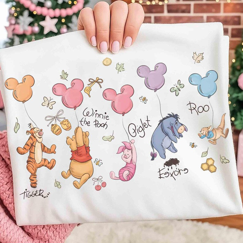 Retro Disney Winnie The Pooh Signatures Comfort Colors product image 4