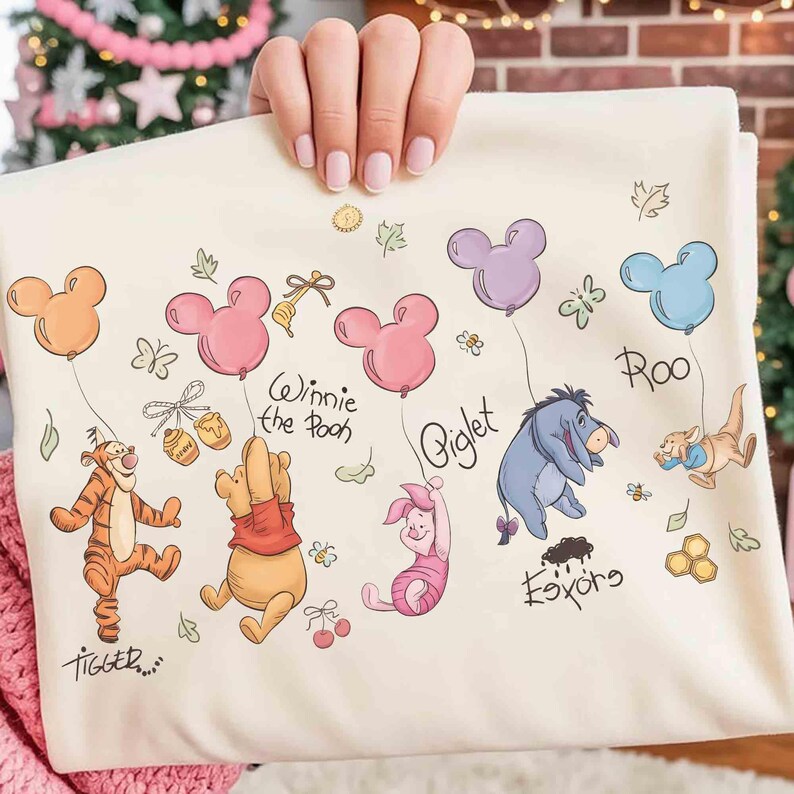 Retro Disney Winnie The Pooh Signatures Comfort Colors product image 3