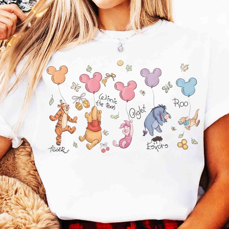 Retro Disney Winnie The Pooh Signatures Comfort Colors product image 6