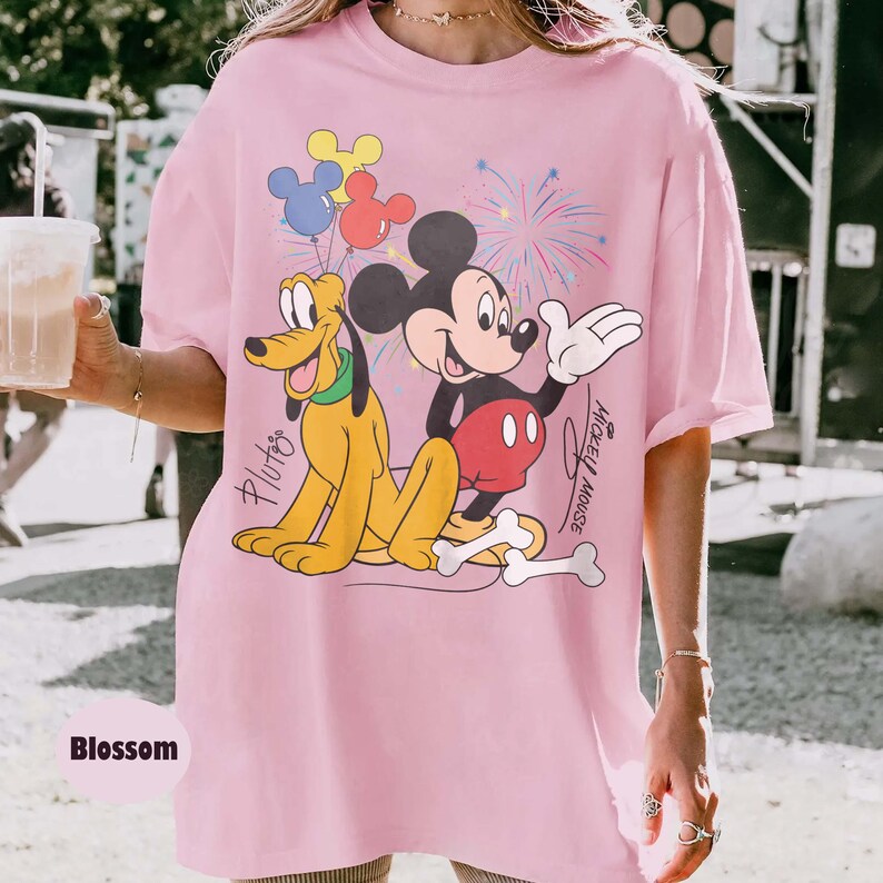 Retro Mickey Mouse And Pluto Best Friends Shirt, Vintage Disney Mickey Tee, Funny Mickey Pluto Shirt, Disney Family Trip Shirt