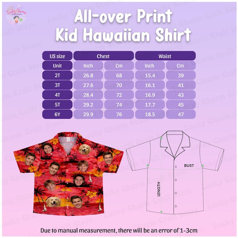 Custom Name Disney Stitch Vacation Outfit, Personalized Stitch Aloha Hawaiian Shirt, Family Matching Shirt, Cute Stitch Beach Shirt for Kids
