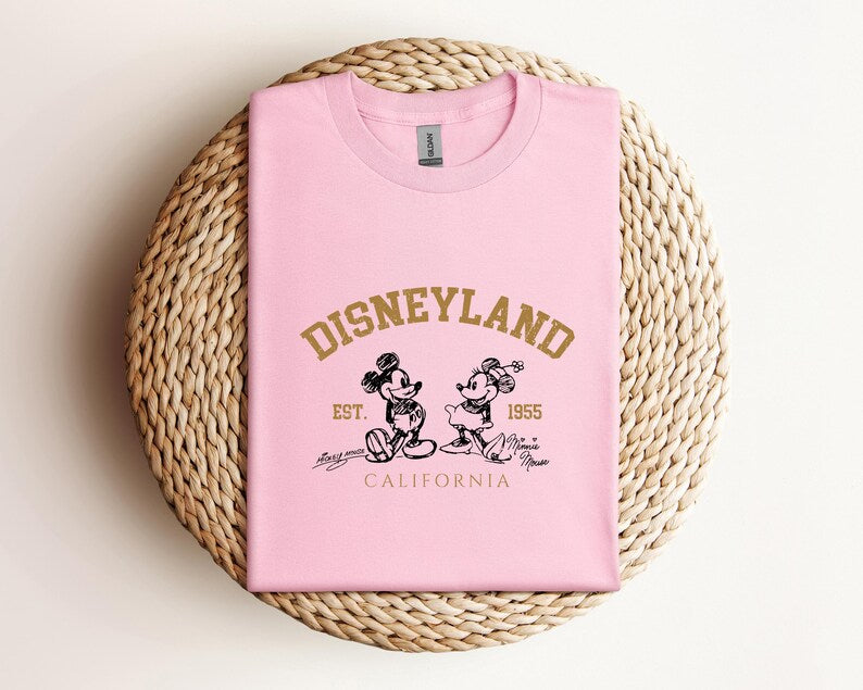 Mickey and Minnie Shirt, Retro Disney Tee