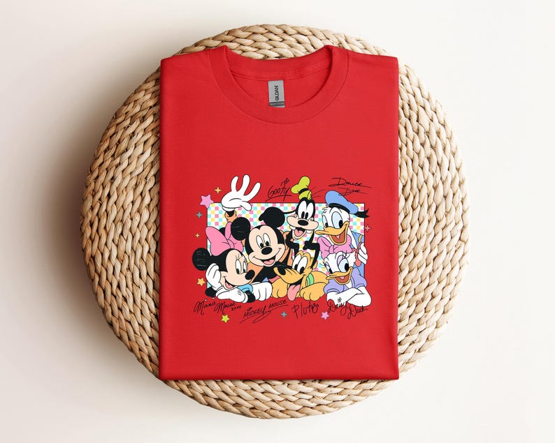 Mickey and Friends Shirt, Retro Disney Tee