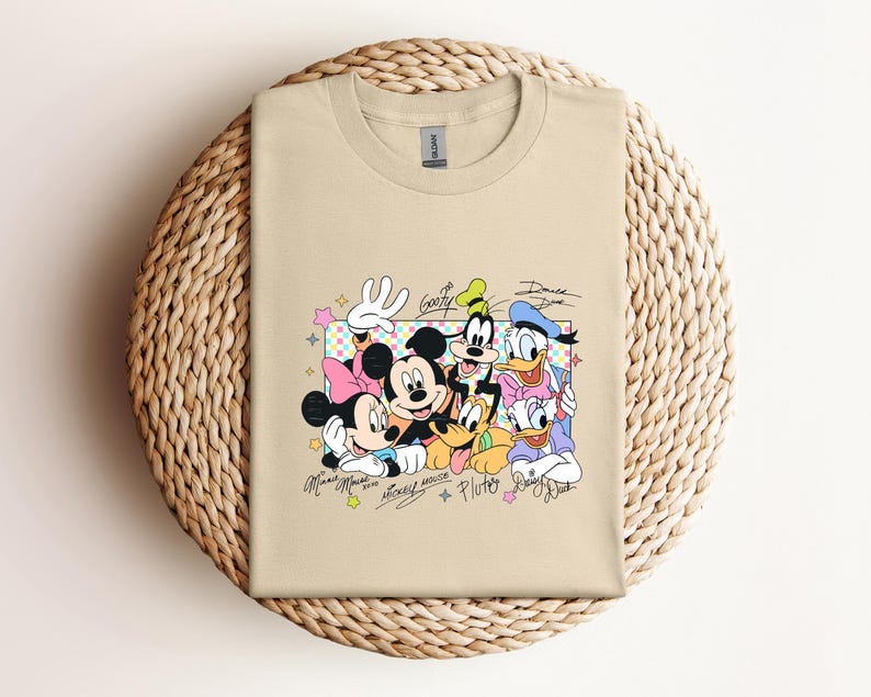 Mickey and Friends Shirt, Retro Disney Tee