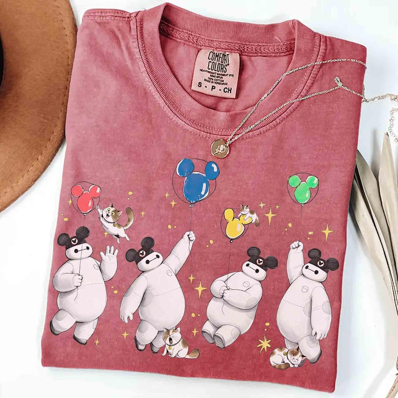 Comfort Colors Baymax & Mochi Cats Emotions Mickey Balloons product image 4