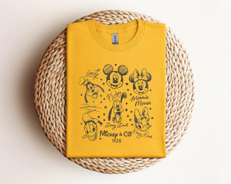Mickey and Friends Shirt, Retro Disney Tee