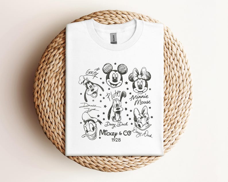 Mickey and Friends Shirt, Retro Disney Tee