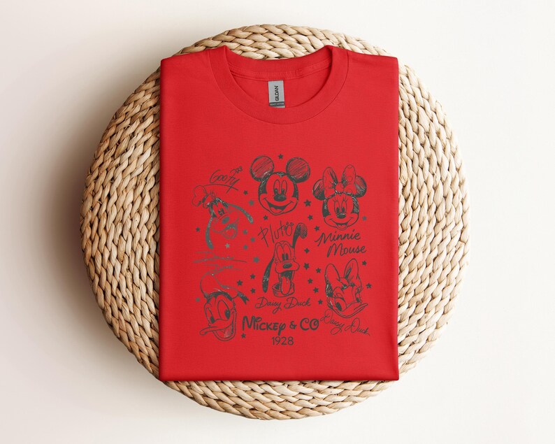 Mickey and Friends Shirt, Retro Disney Tee