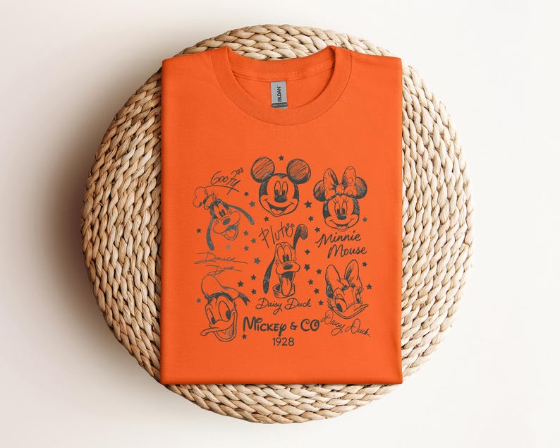 Mickey and Friends Shirt, Retro Disney Tee