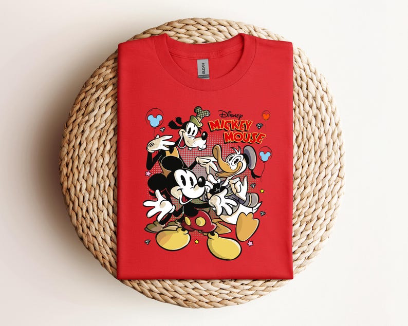 Mickey and Friends Shirt, Retro Disney Tee