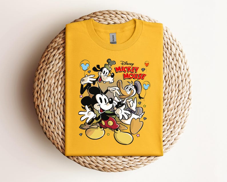 Mickey and Friends Shirt, Retro Disney Tee