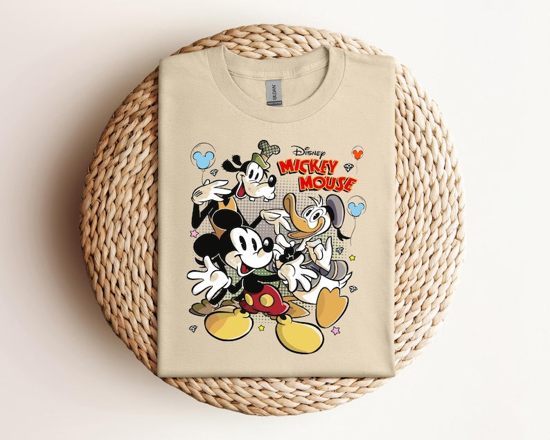 Mickey and Friends Shirt, Retro Disney Tee