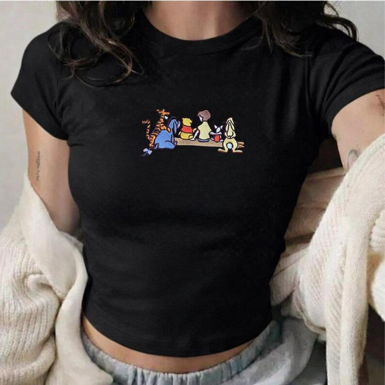 Winnie the Pooh Embroidered Ribbed Tank Top, and Friends product image 7