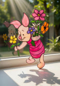 Piglet Acrylic Suncatcher, Winnie the Pooh Disney Piglet Window Hanging, Nursery Decor for Kids Room, Cute Gift for Kids