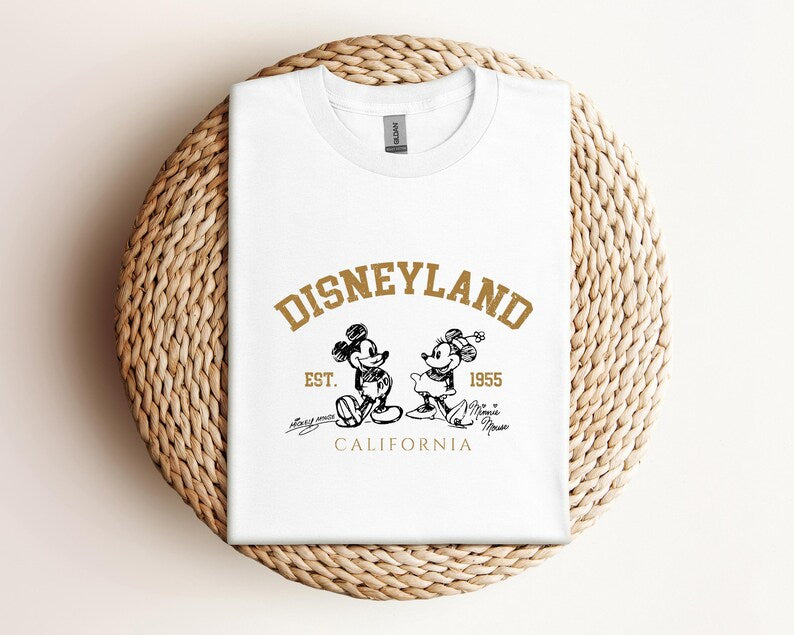 Mickey and Minnie Shirt, Retro Disney Tee