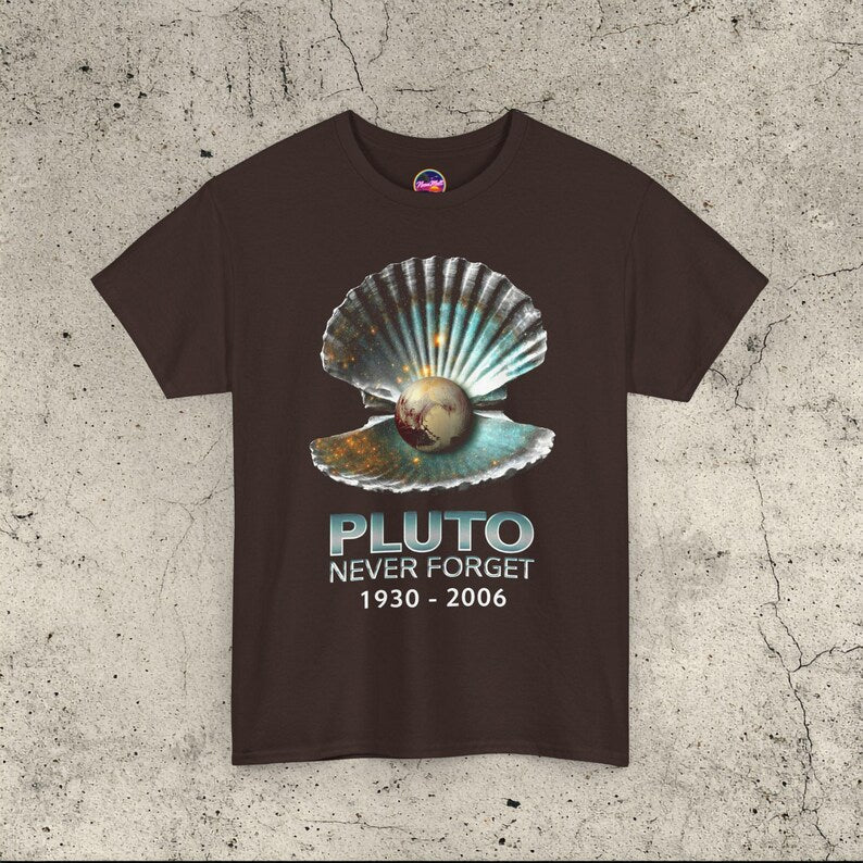 Pluto Never Forget T-Shirt Funny Space Shirt, Pluto Planet Meme Tee, Astronomy Gift