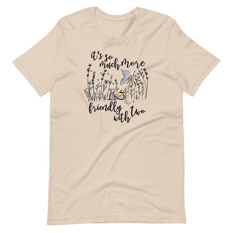 Piglet Wildflowers T-shirt  Winnie the Pooh Disney Spring Tee