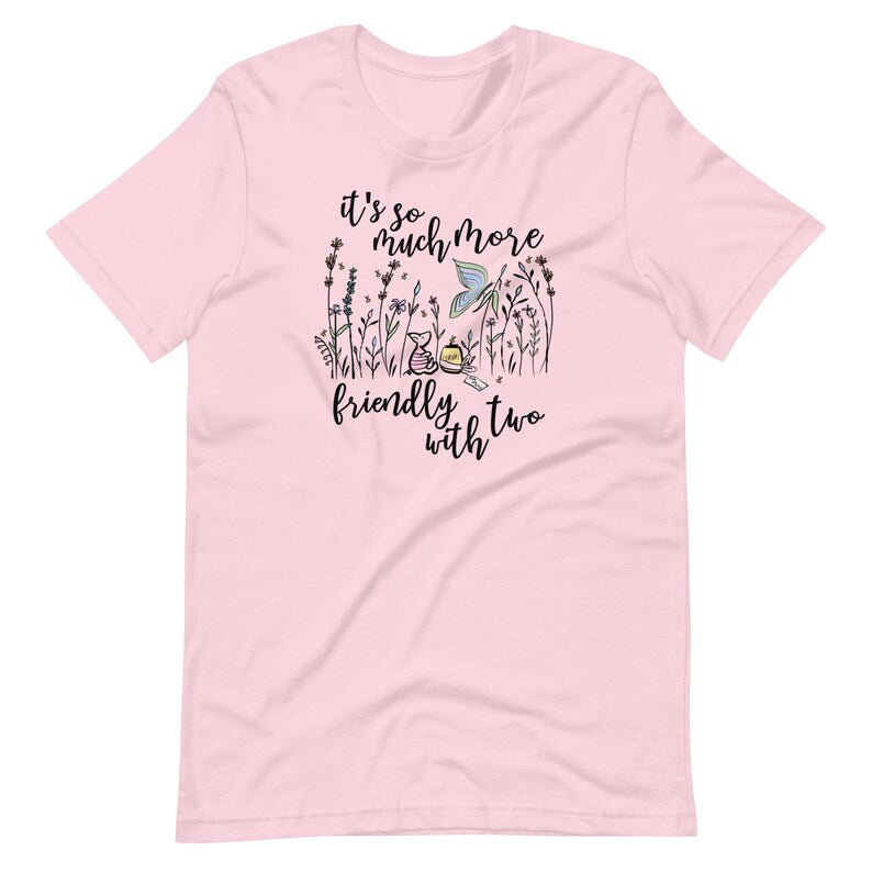 Piglet Wildflowers T-shirt  Winnie the Pooh Disney Spring Tee