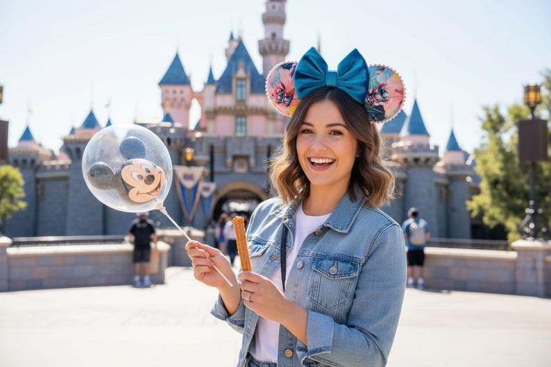 Stitch Angel Inspired Mouse Ears Headband | Lilo & Stitch Fan Accessory, Style 2