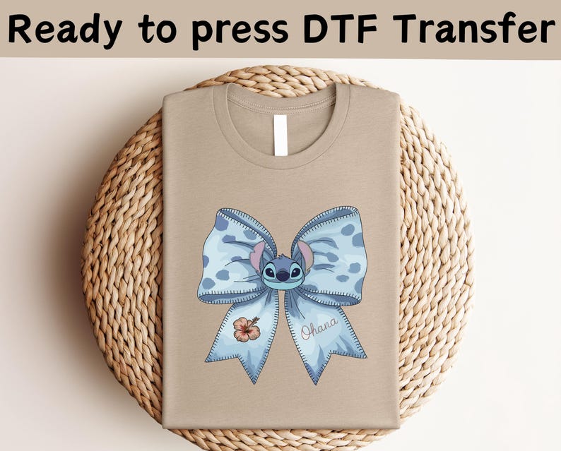 Disney Stitch Ohana DTF, Lilo And Stitch Shirt, Ohana Means Family Shirt, Angel and Stitch DTF,Magic Kingdom Shirt, Disney Family Shirt