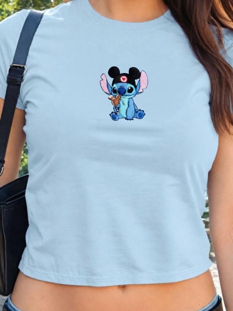 Embroidered Stitch Mickey Ears Snack Tank Top, Disney Lilo product image 4