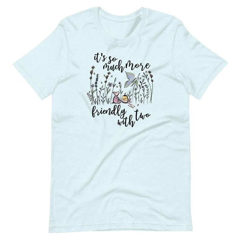 Piglet Wildflowers T-shirt  Winnie the Pooh Disney Spring Tee