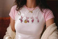 Embroidered Piglet Story Raglan Baby Tee, Walking Character Sequence Shirt, Retro Winnie The Pooh Disney Outfit