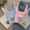 Winnie The Pooh & Star Wars Disney Tank Top, Piglet Eeyore Pooh Tigger Embroidered Tee, Cute Disneyland Graphic Tee, Coquette Disney Outfit
