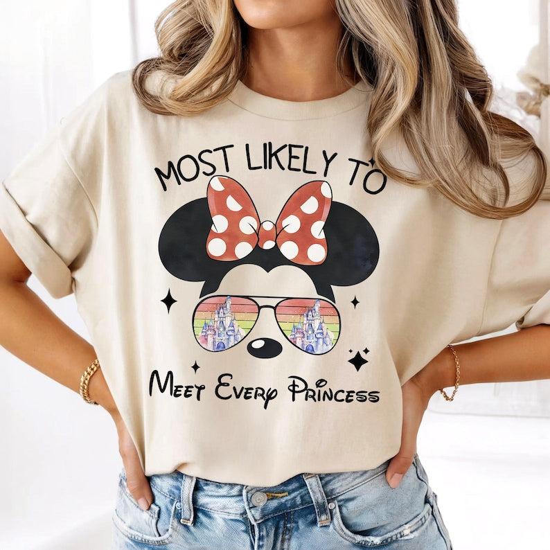 Most Likely to Disney Characters Shirts, Disneyland Family T-shirts: Disney Squad Shirt, Mickey Minnie Donald Daisy Goofy Pluto Tees