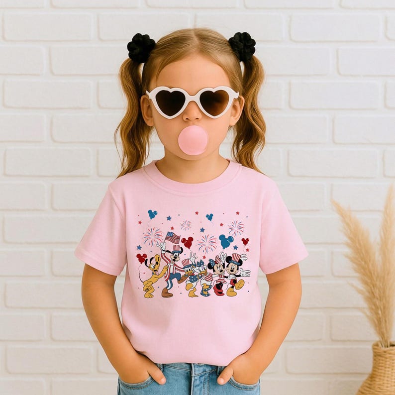 Disney Characters Hearts Shirt, Disney Magical Vacation Tee, Family Disney Love Tee, Mickey Minnie Donald Daisy Goofy Pluto Graphic Tee