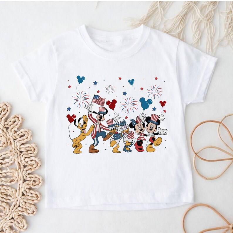 Disney Characters Hearts Shirt, Disney Magical Vacation Tee, Family Disney Love Tee, Mickey Minnie Donald Daisy Goofy Pluto Graphic Tee