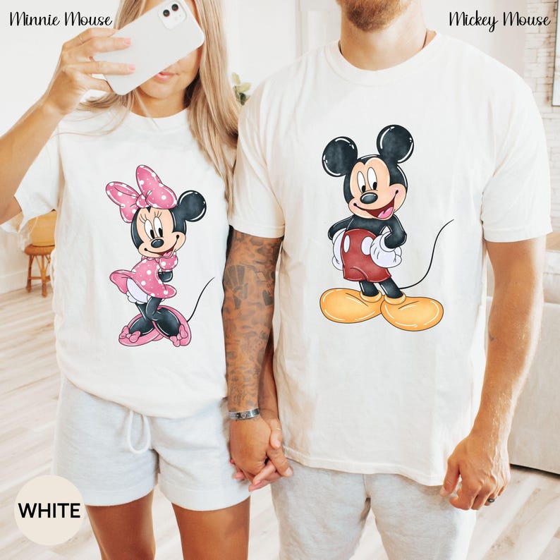 Disney Mickey anc Co Comfort Colors® Shirt, Mickey Minnie Daisy Donald Goofy Pluto Family Matching Tee, Disney Family Trip Retro Shirt