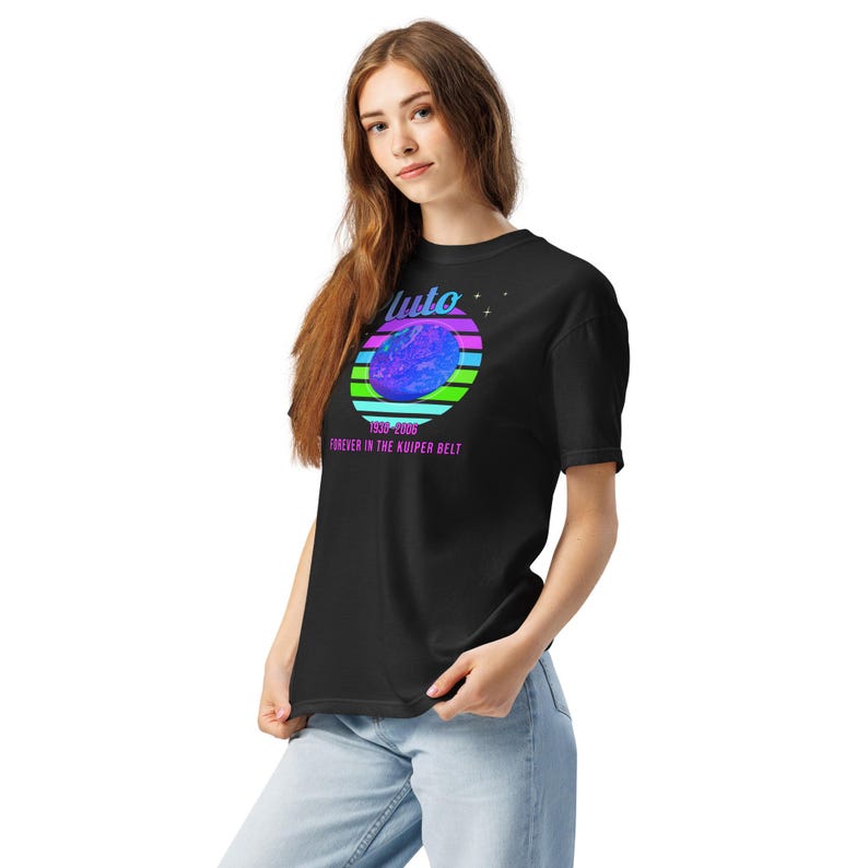 Funny Pluto Shirt Never Forget Science Space Humor Tee