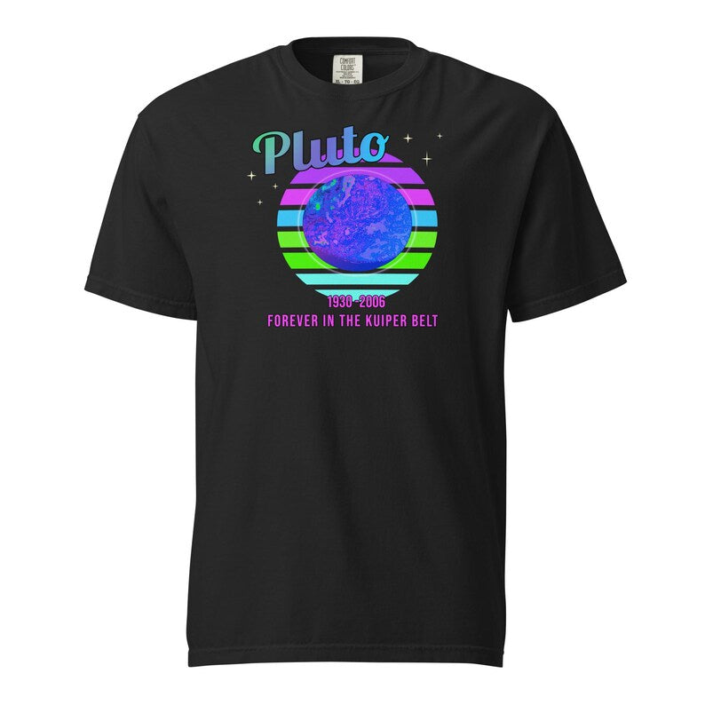 Funny Pluto Shirt Never Forget Science Space Humor Tee