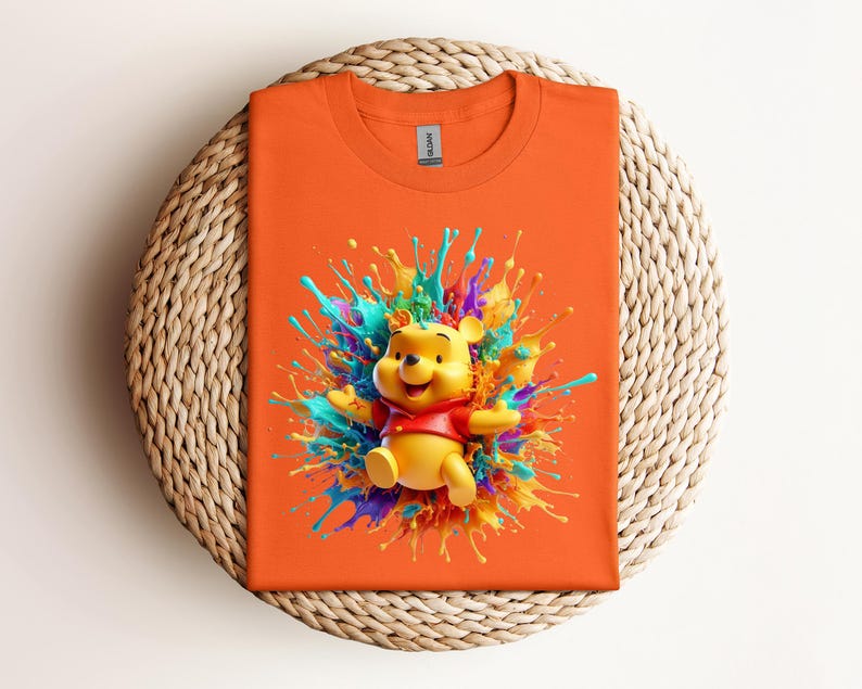 Watercolor Winnie The Pooh Characters Kids T-Shirt, Pooh And Friends Toddler Sweatshirt, Disney Baby , Disneyland Vacation Tee