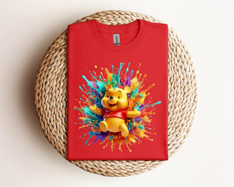 Watercolor Winnie The Pooh Characters Kids T-Shirt, Pooh And Friends Toddler Sweatshirt, Disney Baby , Disneyland Vacation Tee