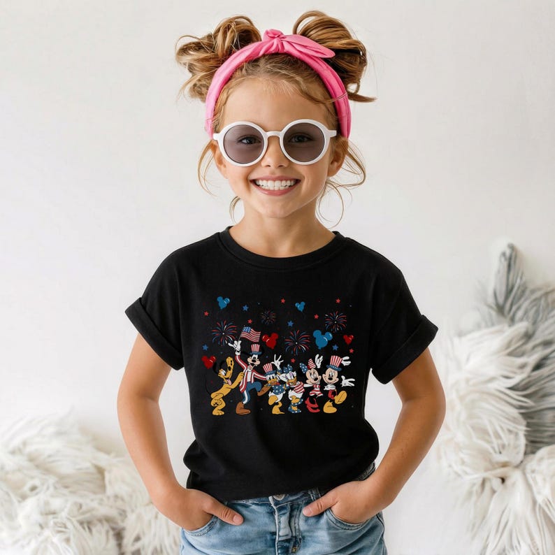 Disney Characters Hearts Shirt, Disney Magical Vacation Tee, Family Disney Love Tee, Mickey Minnie Donald Daisy Goofy Pluto Graphic Tee